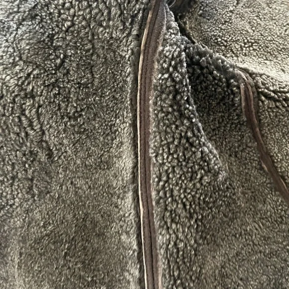 Rick Owen’s Brown Wool Coat, Large Lapels doubles as hood, long sleeves, vintage - Picture 6 of 9